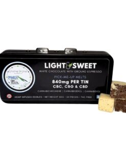 Chime & Chill | Pick-Me-Up Melts White Chocolate w/ Ground Espresso - 840mg CBD