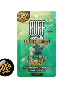 Gush Mintz x Ice Cream Cake – Bubble Hash Infused Pack – Indica – [5pk]