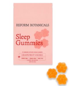 Reform Botanicals | Sleep Full Spectrum CBD + CBG Gummies - Grapefruit Lychee